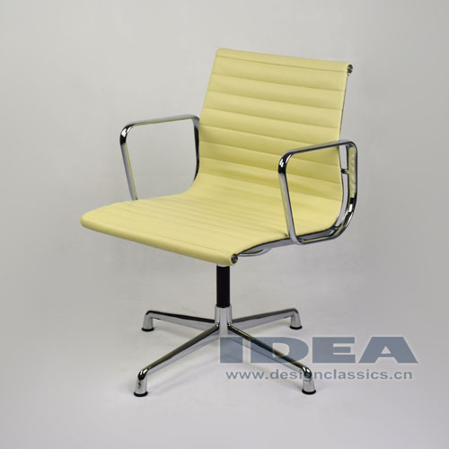 Charles And Ray Eames Office Chair Cream White Leather